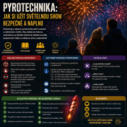 Pyrotechnika: Jak si užít světelnou show bezpečně a naplno